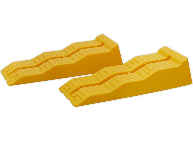 Sealey WL301 Levelling Ramps - Three Stage 2.5tonne Capacity per Ramp 5tonne Capacity per Pair