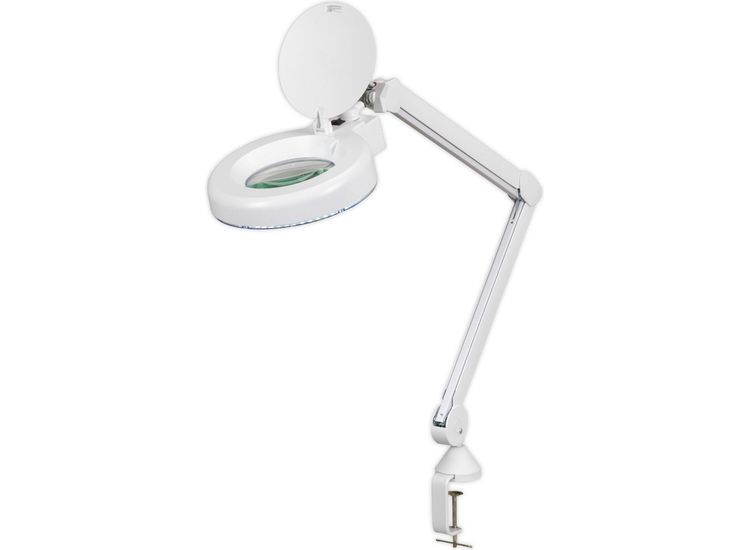 Sealey WL483D Bench Mounting Magnifying Work Light 48 SMD LED 230V