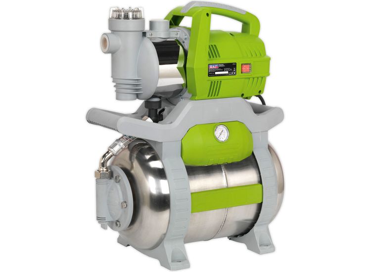 Sealey WPB062S Surface Mounting Booster Pump Stainless Steel 55ltr/min 230V