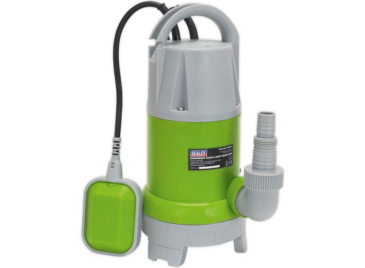 Sealey WPCD215 Submersible Clean &amp; Dirty Water Pump Automatic 217ltr/min 230V