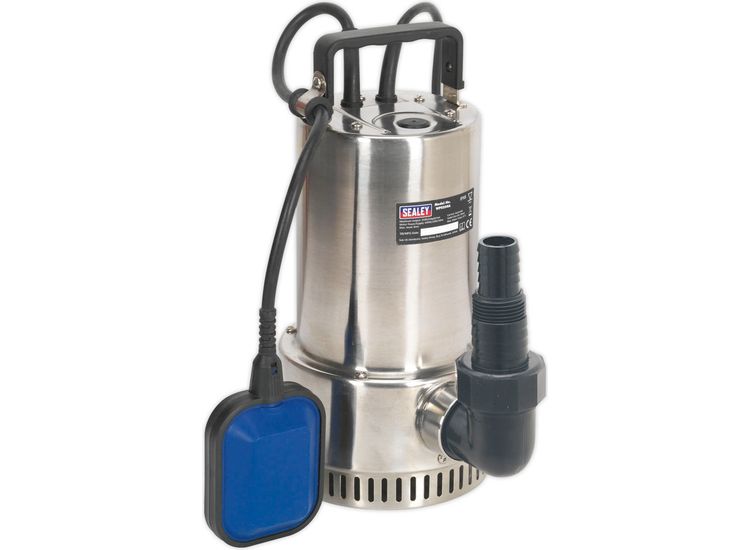 Sealey WPS250A Submersible Stainless Water Pump Automatic 250ltr/min 230V