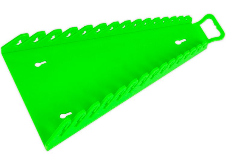 Sealey WR09HV Reverse Spanner Rack Capacity 15 Spanners Hi-Vis Green
