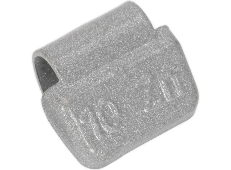 Sealey WWAH10 Wheel Weight 10g Hammer-On Plastic Coated Zinc for Alloy Wheels Pack of 100