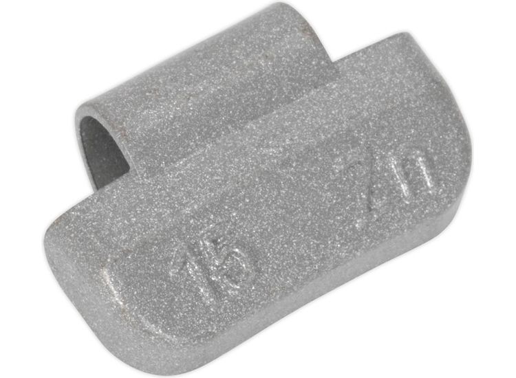 Sealey WWAH15 Wheel Weight 15g Hammer-On Plastic Coated Zinc for Alloy Wheels Pack of 100