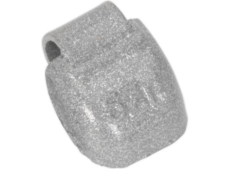 Sealey WWSH05 Wheel Weight 5g Hammer-On Zinc for Steel Wheels Pack of 100