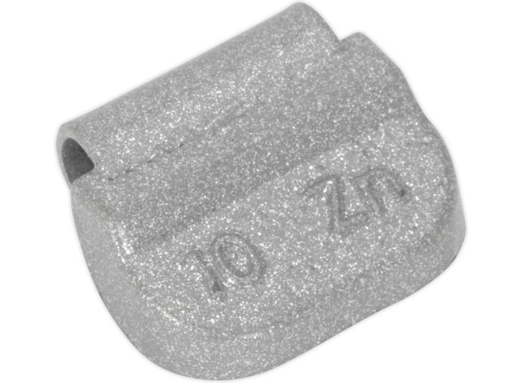 Sealey WWSH10 Wheel Weight 10g Hammer-On Zinc for Steel Wheels Pack of 100