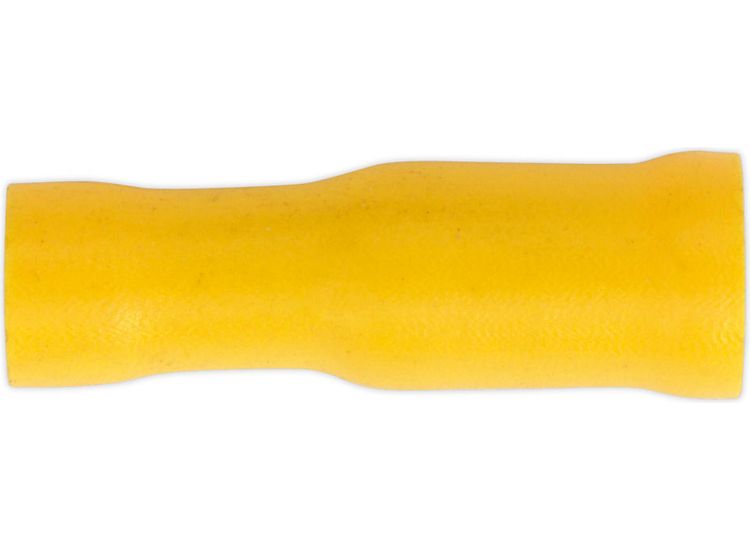 Sealey YT22 Female Socket Terminal &amp;#8709;5mm Yellow Pack of 100