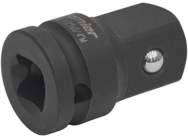 Sealey AK5402 Impact Adaptor 1/2"Sq Drive Female - 3/4"Sq Drive Male