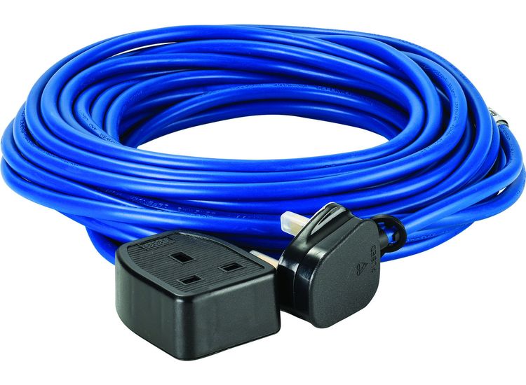 Defender 14M Extension Lead - 13A 1.5mm Cable - Blue 230V