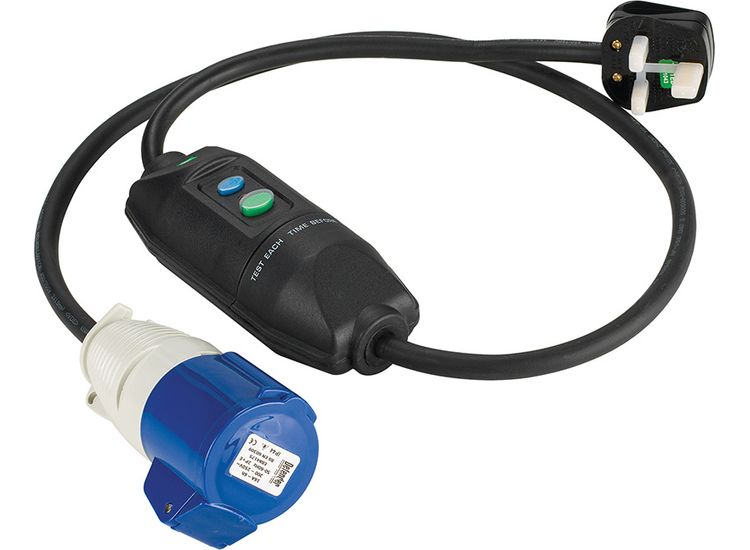 Defender In-Line RCD Unit - 13A Plug and 16A Socket 240V