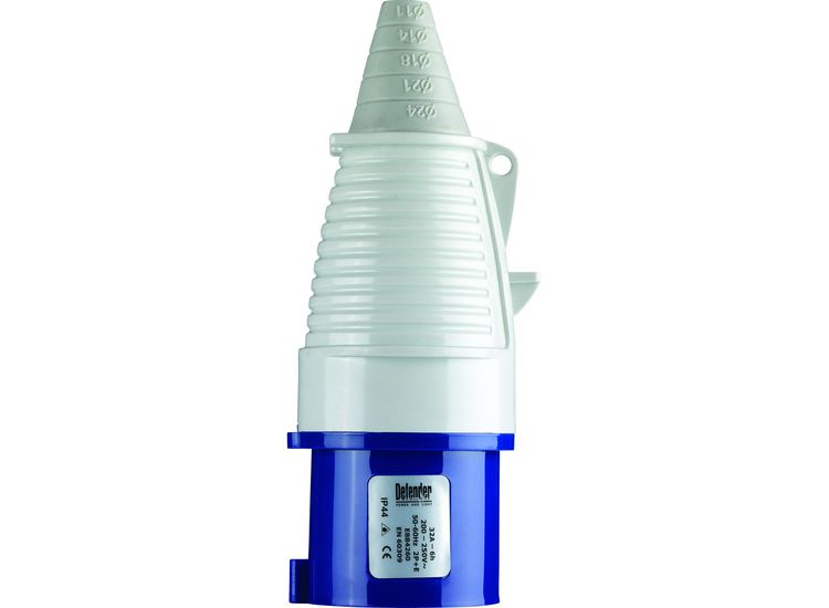 Defender 32A Plug - Blue 240V