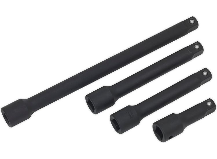 Sealey AK5513 Impact Extension Bar Set 4pc 1/2"Sq Drive